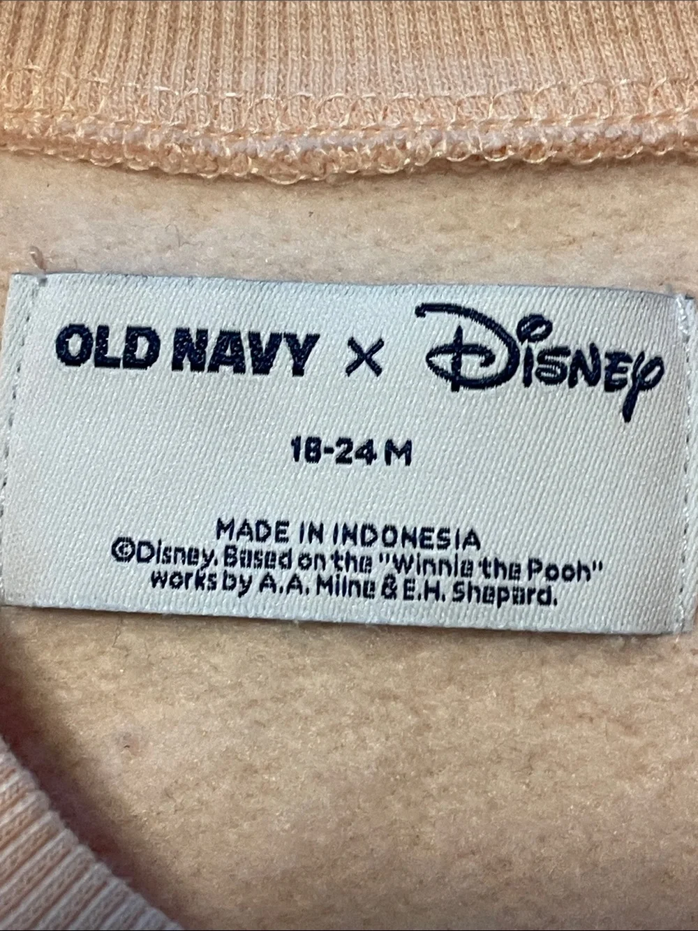 Disney© Long-Sleeve Fleece One-Piece Romper for Baby